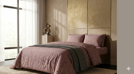 Abstarct Floral Printed bedsheet