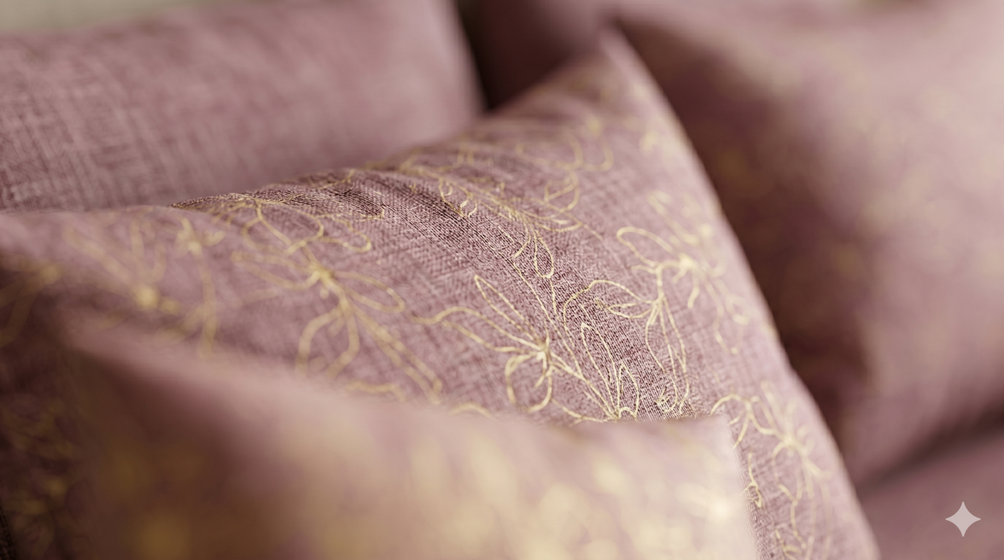 Abstarct Floral Printed bedsheet